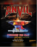 <b>Anvil</b> + Killer en concert à l'<b>Empreinte</b>, Paris — octobre 2026